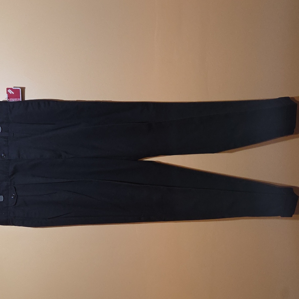 Dockers Men's Original Khaki Black Cuffed Pants